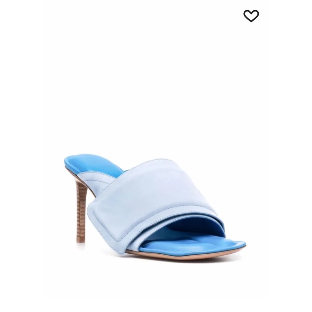 Jacquemus Blue Quilted Heels